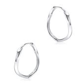 Silver Hoop Earring HO-2605